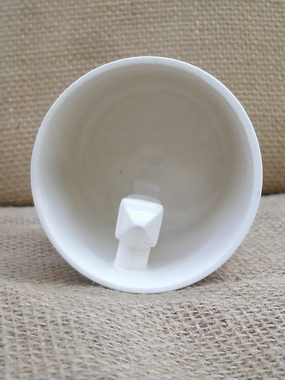 Vintage Norwegian Gag Joke Handle Inside Mug